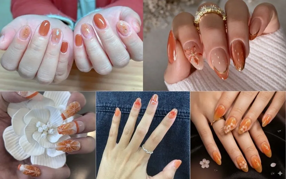 Top 30+ Mẫu Nail Cam Đào Đẹp, Ngọt Ngào Và Trending 2026 - 1