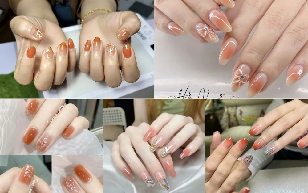 Top 30+ Mẫu Nail Cam Đào Đẹp, Ngọt Ngào Và Trending 2026 - 3