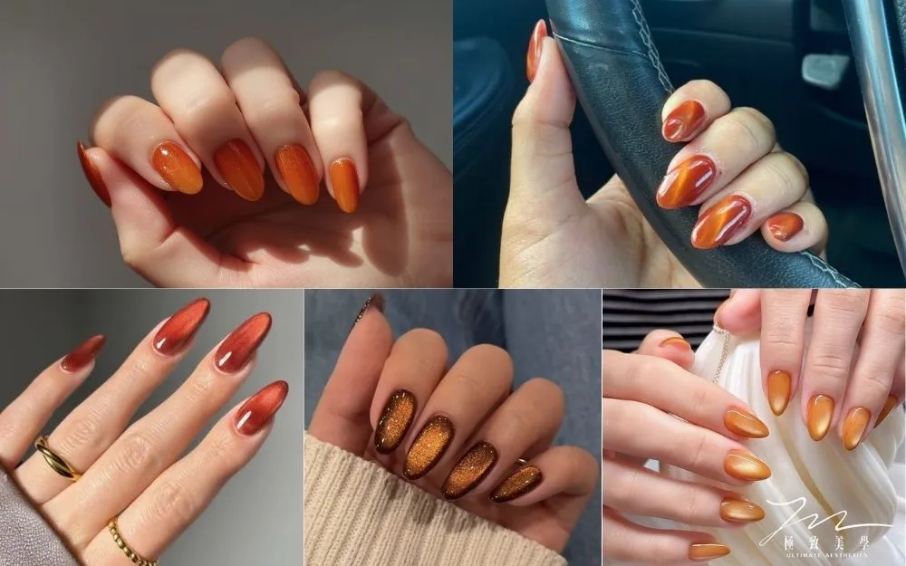 Top 30 Mẫu Nail Cam Mắt Mèo Nổi Bật, Thể Hiện Cá Tính 2026 - 1