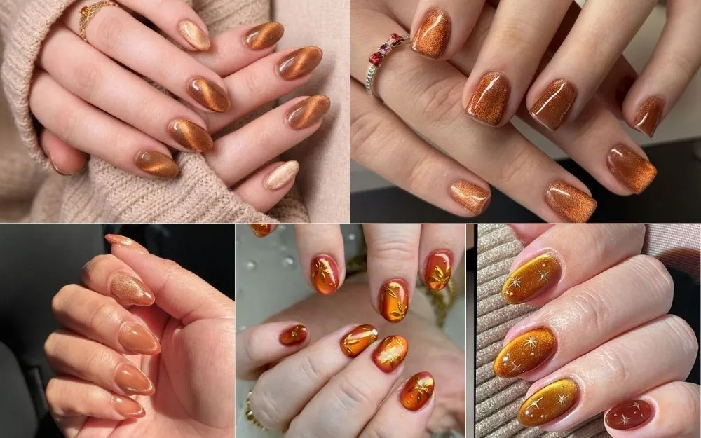 Top 30 Mẫu Nail Cam Mắt Mèo Nổi Bật, Thể Hiện Cá Tính 2026 - 2