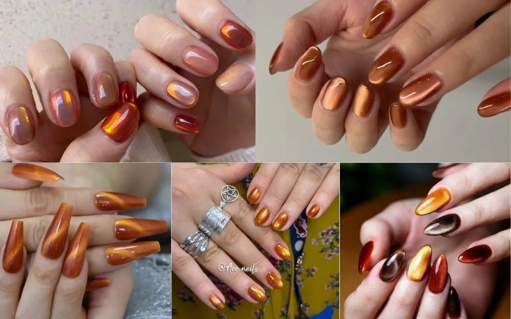 Top 30 Mẫu Nail Cam Mắt Mèo Nổi Bật, Thể Hiện Cá Tính 2026 - 3
