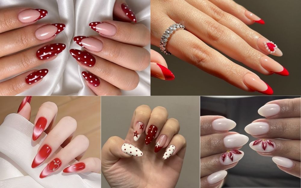 Top 30+ Mẫu Nail Đỏ Rượu Vang Sang Chảnh, Quyến Rũ 2026 - 1
