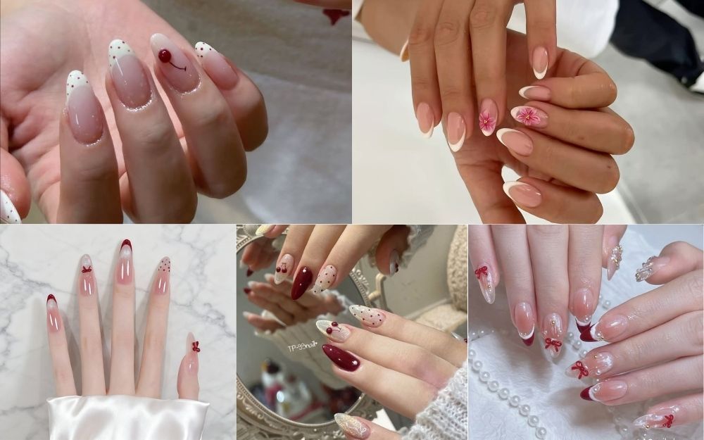 Top 30+ Mẫu Nail Đỏ Rượu Vang Sang Chảnh, Quyến Rũ 2026 - 6