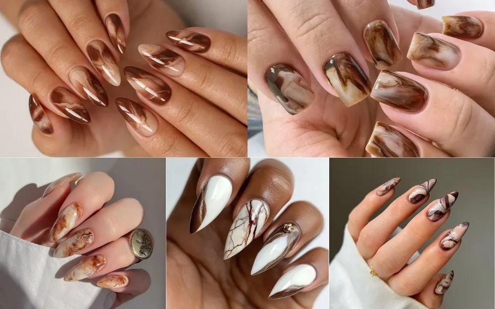 Gợi Ý 50+ Mẫu Nail Nâu Trắng Đẹp, Sang Chảnh, Tôn Da 2026 - 3