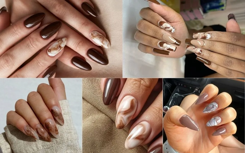 Gợi Ý 50+ Mẫu Nail Nâu Trắng Đẹp, Sang Chảnh, Tôn Da 2026 - 4