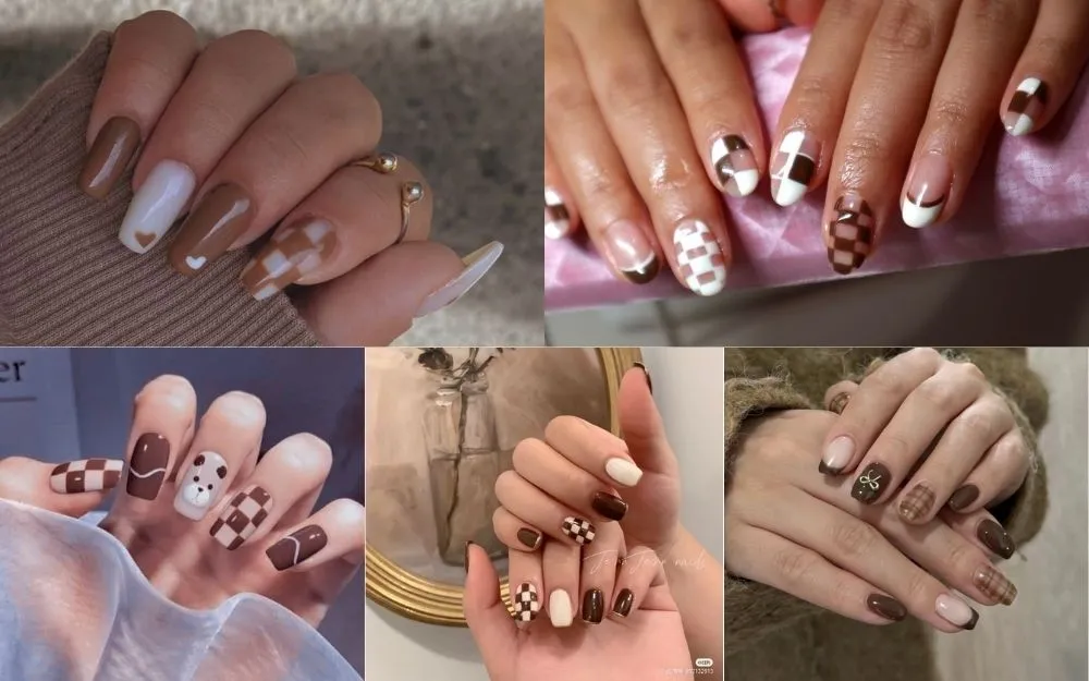Gợi Ý 50+ Mẫu Nail Nâu Trắng Đẹp, Sang Chảnh, Tôn Da 2026 - 6