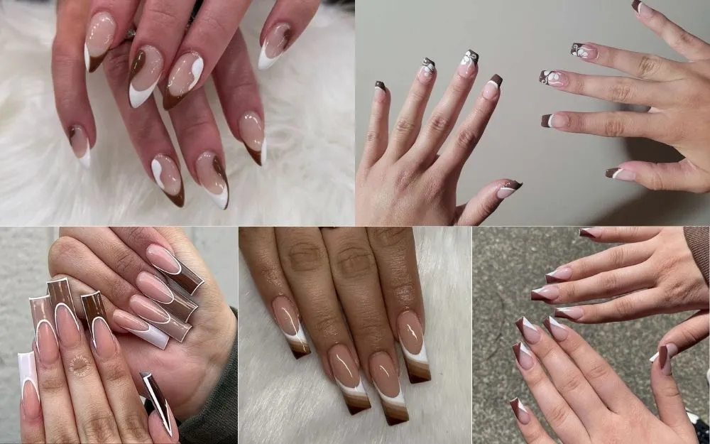 Gợi Ý 50+ Mẫu Nail Nâu Trắng Đẹp, Sang Chảnh, Tôn Da 2026 - 8