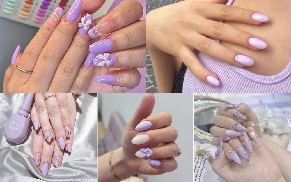 TOP 99+ Mẫu Nail Tím Đẹp, Sang Chảnh, Tôn Da Trending 2026 - 1