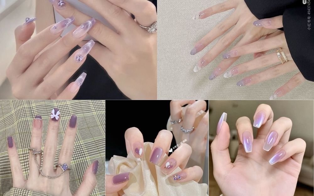 TOP 99+ Mẫu Nail Tím Đẹp, Sang Chảnh, Tôn Da Trending 2026 - 5