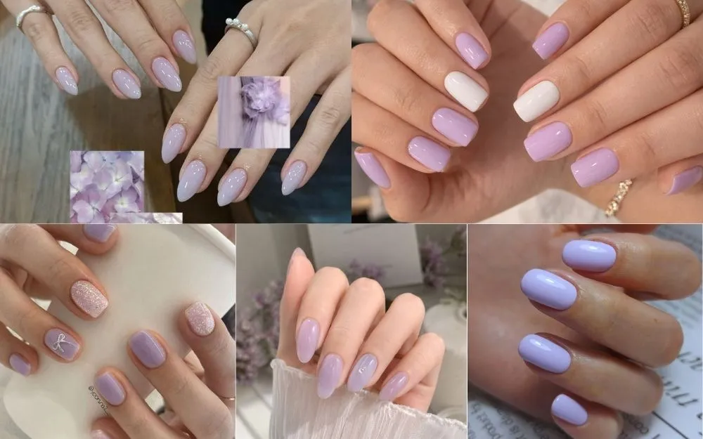 Gợi Ý 30+ Mẫu Nail Tím Sữa Đẹp Ngọt Ngào, Thời Thượng 2026 - 3