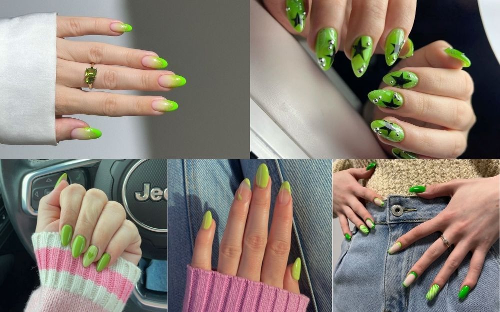 99+ Mẫu Nail Xanh Bơ, Xanh Chuối, Xanh Cốm Trendy 2026 - 11