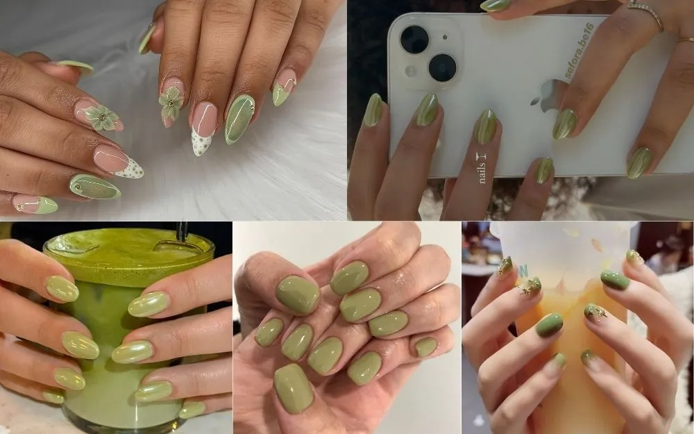 99+ Mẫu Nail Xanh Bơ, Xanh Chuối, Xanh Cốm Trendy 2026 - 2