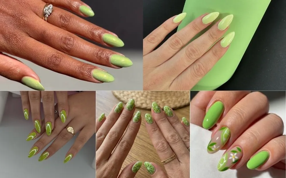 99+ Mẫu Nail Xanh Bơ, Xanh Chuối, Xanh Cốm Trendy 2026 - 6
