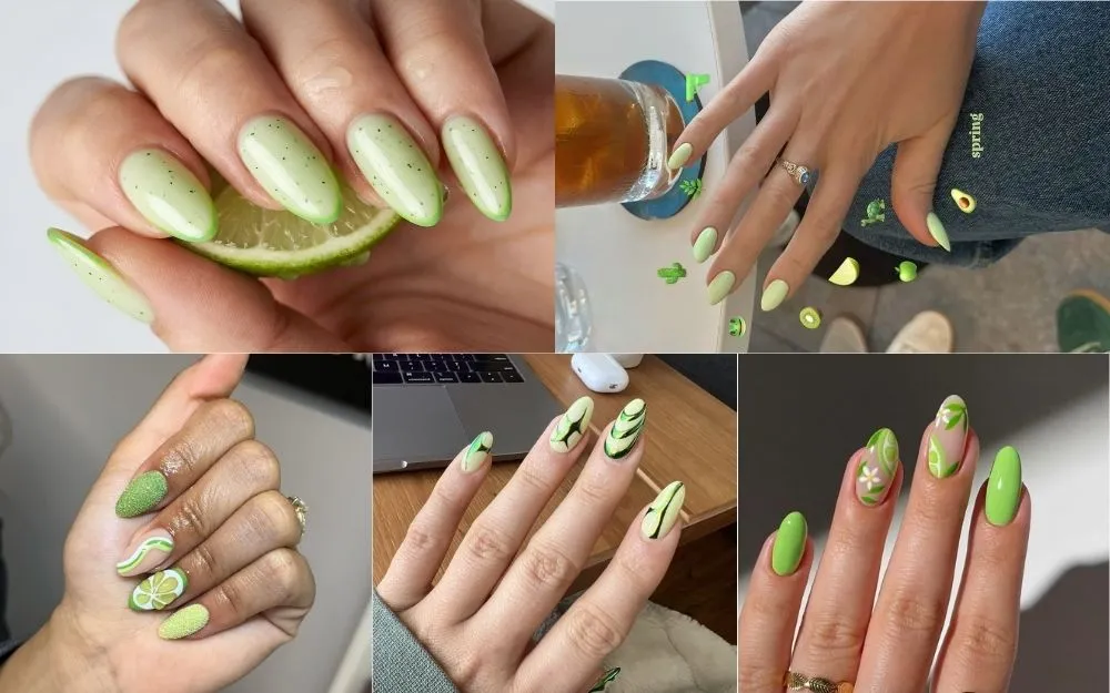 99+ Mẫu Nail Xanh Bơ, Xanh Chuối, Xanh Cốm Trendy 2026 - 7