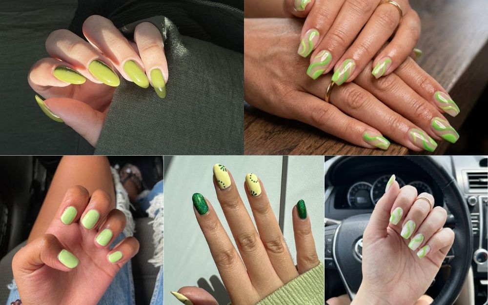 99+ Mẫu Nail Xanh Bơ, Xanh Chuối, Xanh Cốm Trendy 2026 - 8