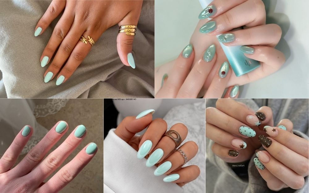 Top 30+ Mẫu Nail Xanh Mint Đẹp, Tôn Da, Xu Hướng 2026 - 1