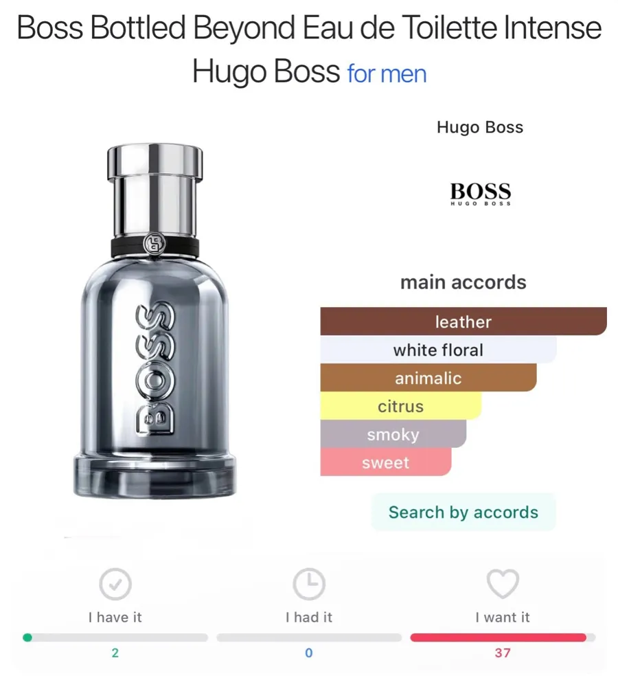 Mùi hương Hugo Boss Bottled Beyond EDT Intense có gì đặc biệt