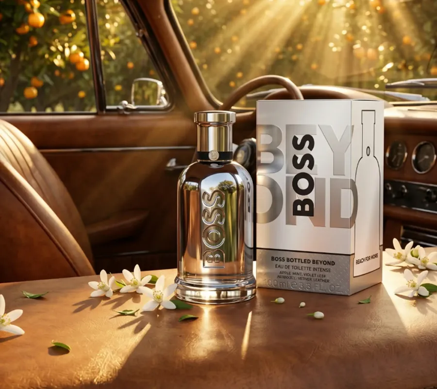 Thiết kế chai Boss Bottled Beyond EDT Intense