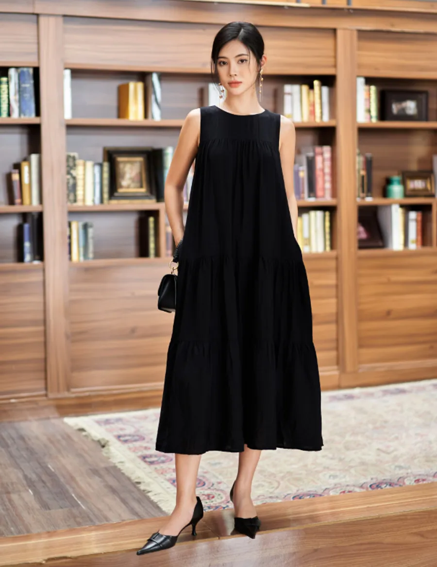 Đầm dạ hội dáng suông 