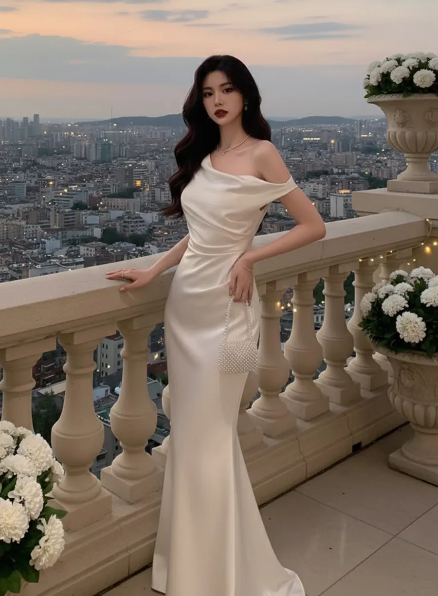 Đầm dạ hội đuôi cá 