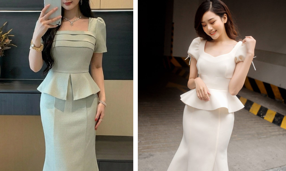 Váy peplum là gì? Các kiểu váy peplum đẹp, được yêu thích hiện nay - 10