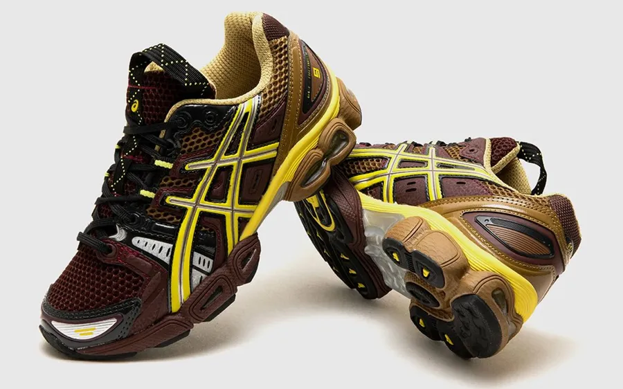 ASICS UB3-S Gel-Nimbus 9 Rum Raisin Green Sheen 1201A442-600