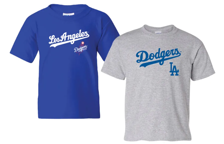 Áo thun MLB Back Logo Los Angeles Dodgers