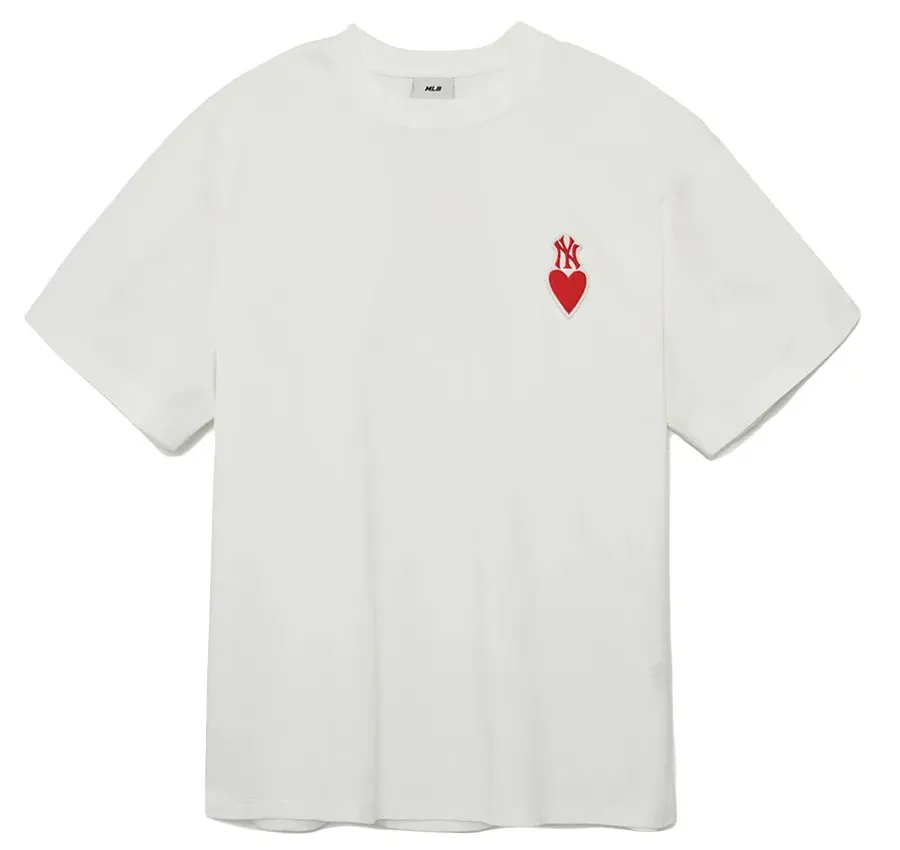 Áo thun MLB Heart Logo