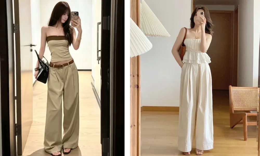 15+ Cách Phối Đồ Với Áo Cổ Vuông Đẹp, Dễ Áp Dụng - 11