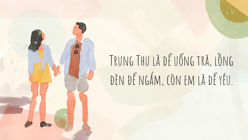 STT đăng ảnh Trung Thu dành cho các cặp đôi
