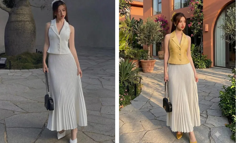 Cổ ngắn nên mặc gì? 10 công thức phối đồ cho người cổ ngắn - 9