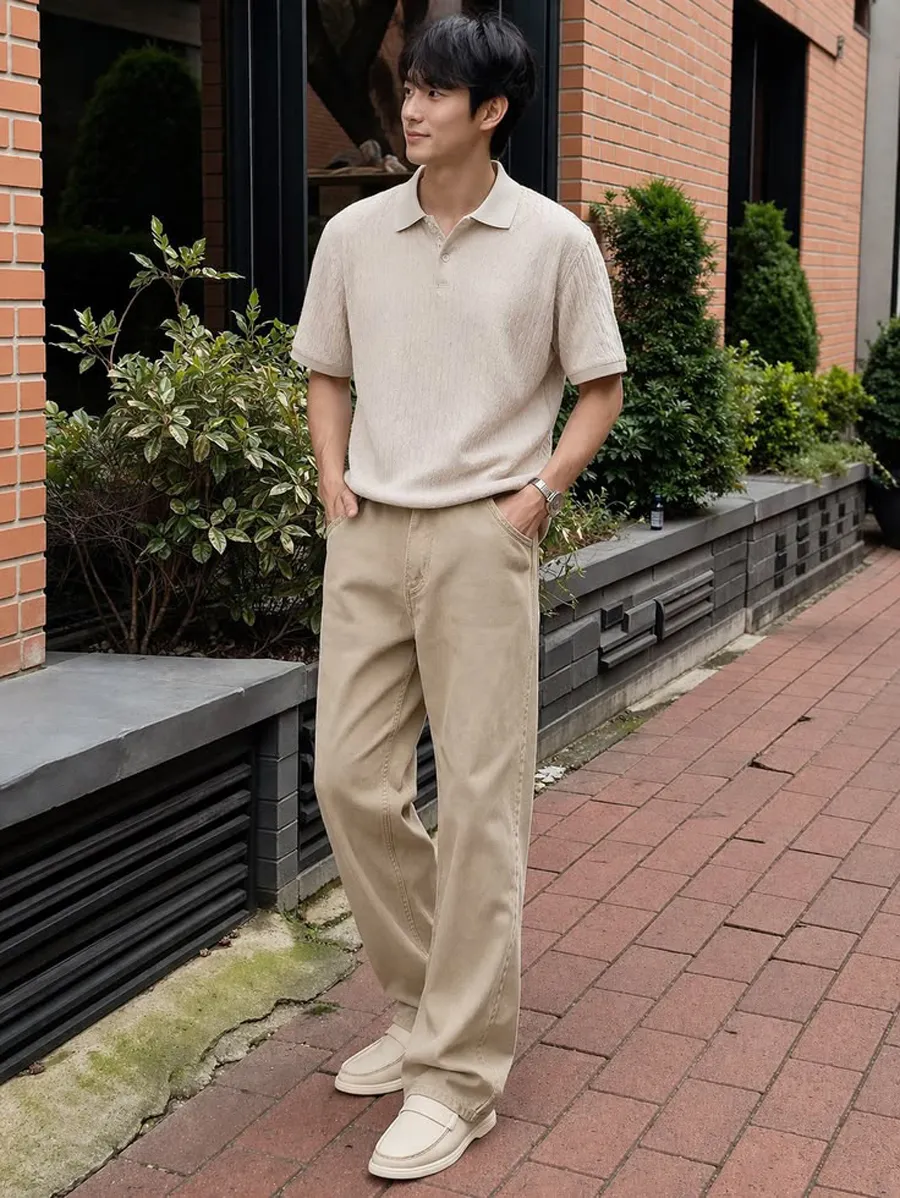 Áo polo và quần kaki