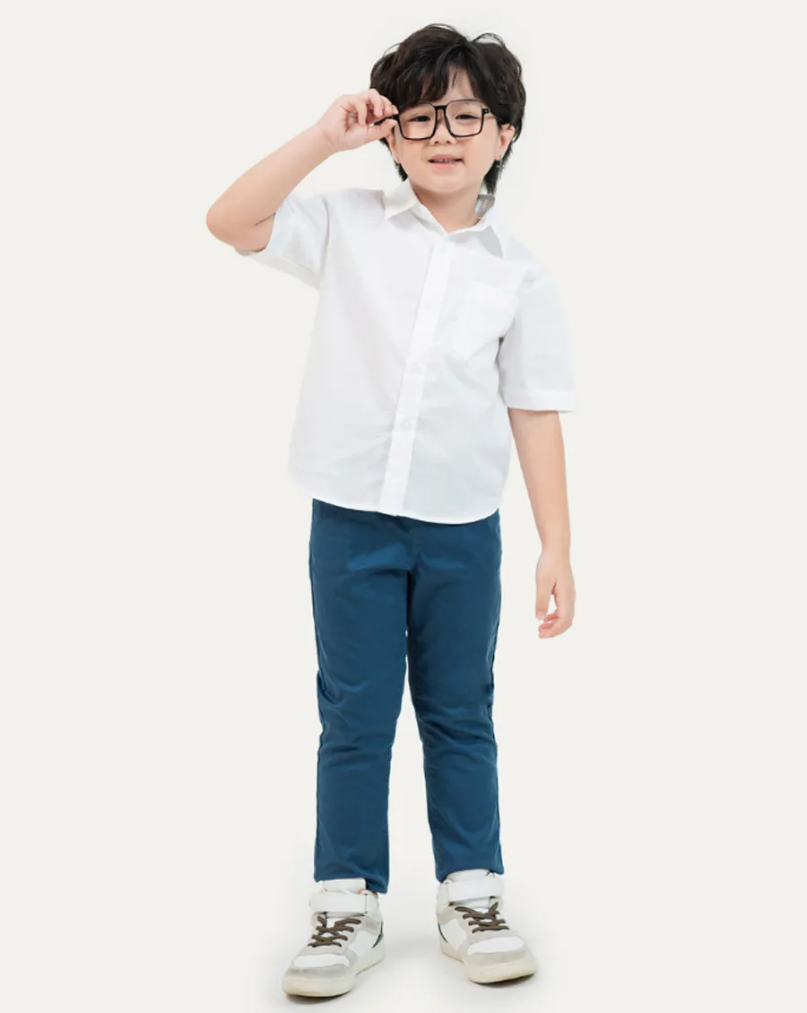 Áo sơ mi và quần dài cho bé trai