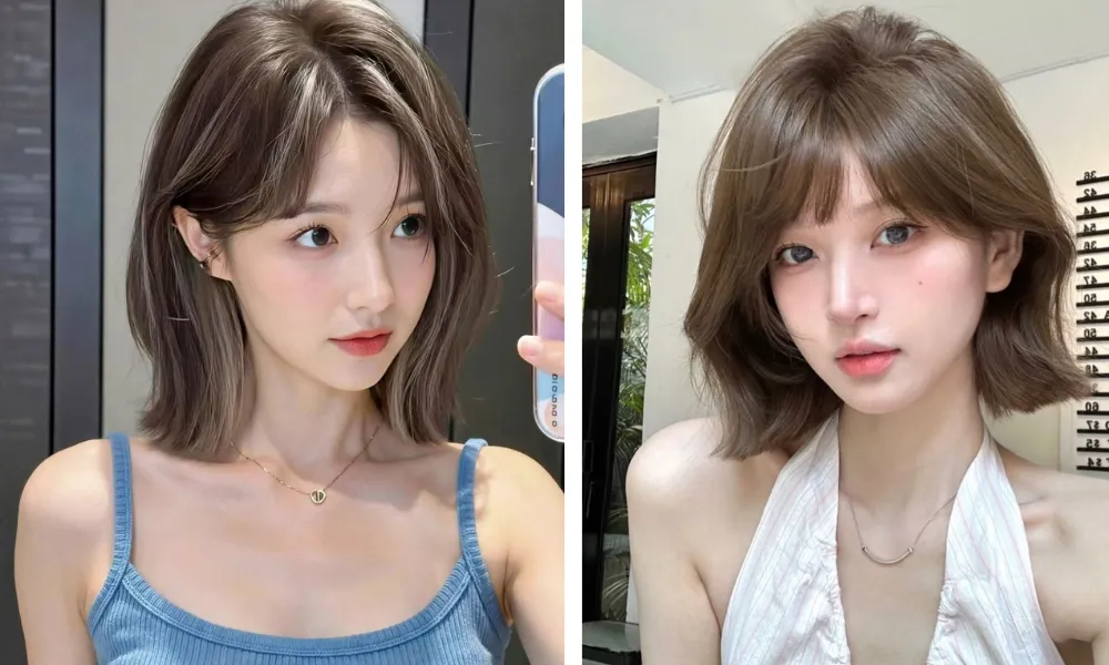 Top 9 kiểu nhuộm highlight cho tóc ngắn dày dặn, xu hướng 2026 - 1