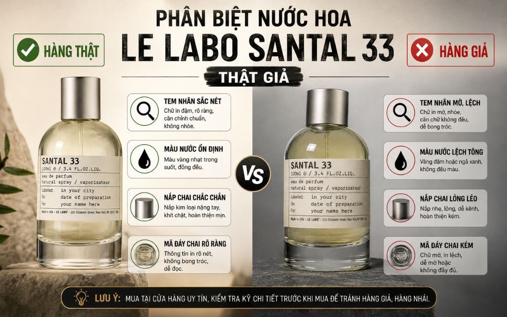 Le Labo Santal 33 Chính Hãng Giá Bao Nhiêu? Bảng Giá Mới [2026] - 4