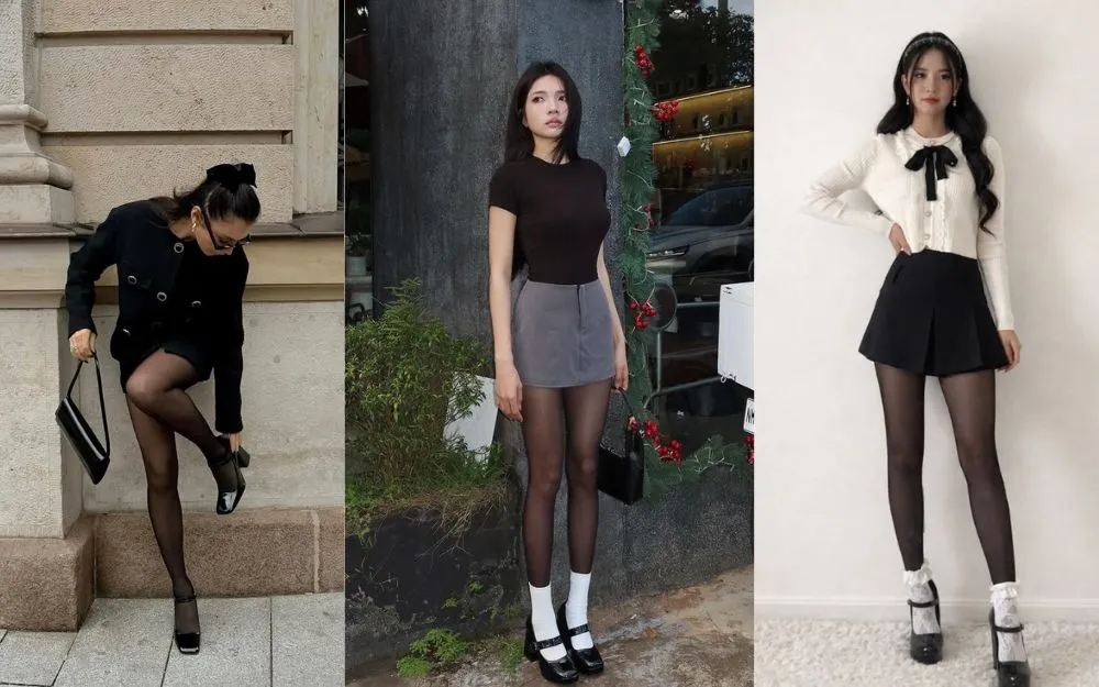 Mặc Quần Tất Đi Giày Gì? 7+ Cách Phối Đồ Tôn Dáng, Thời Thượng - 8