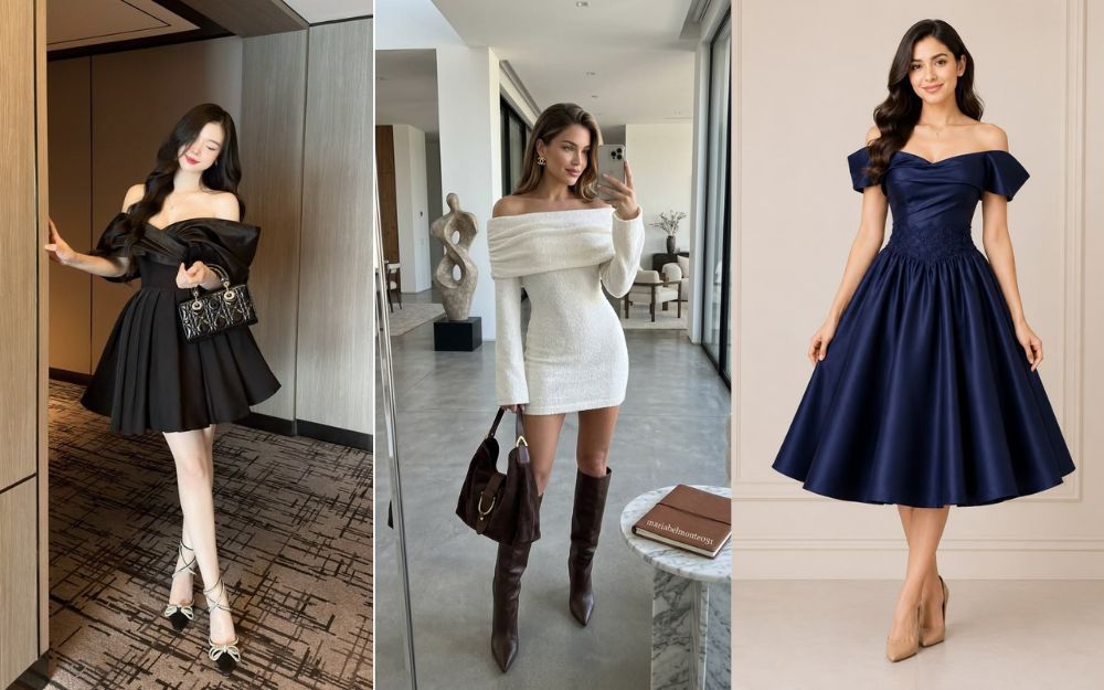 Mặc Váy Trễ Vai Nên Đi Giày Gì? 7+ Kiểu Giày Phối Đồ Cực Tôn Dáng - 9