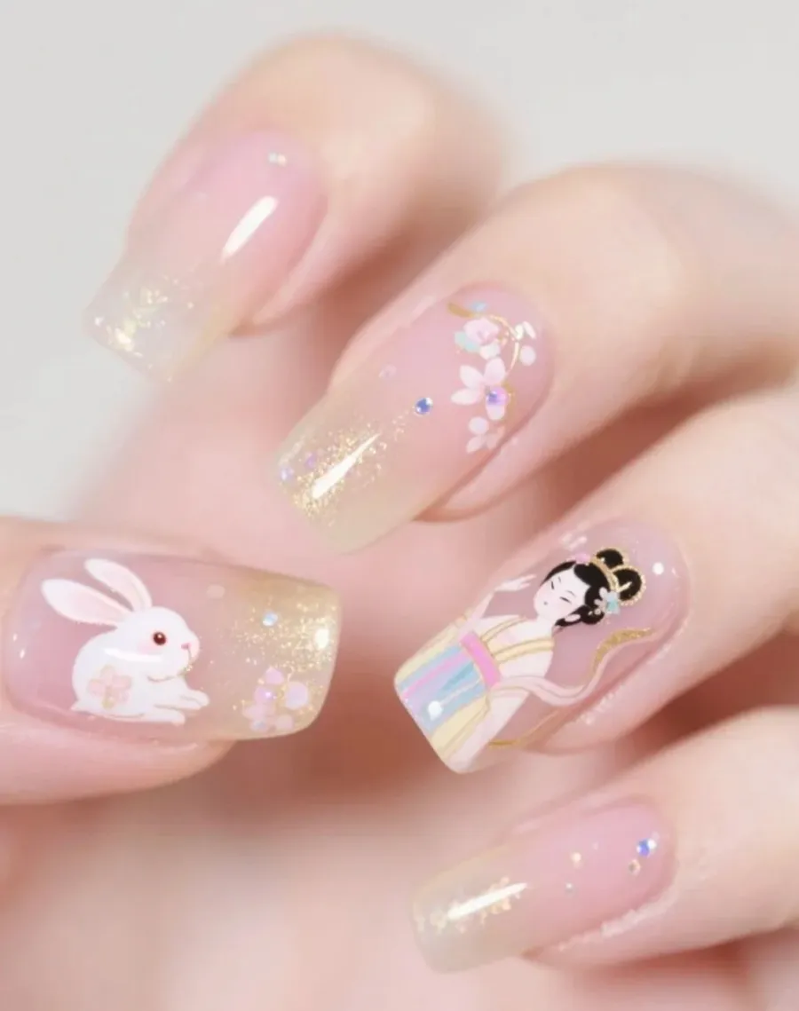 Mẫu nail chị Hằng