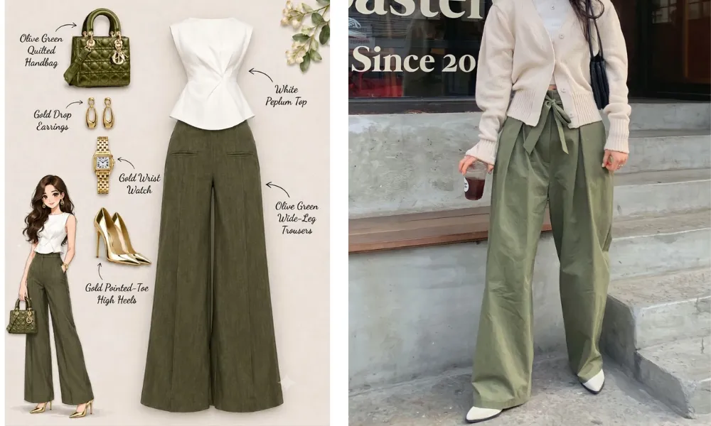 Màu olive phối với màu gì? Gợi ý phối đồ với màu xanh olive - 18