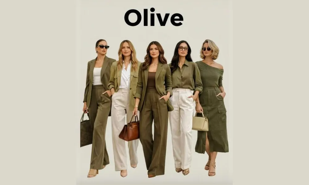 Màu olive phối với màu gì? Gợi ý phối đồ với màu xanh olive - 2