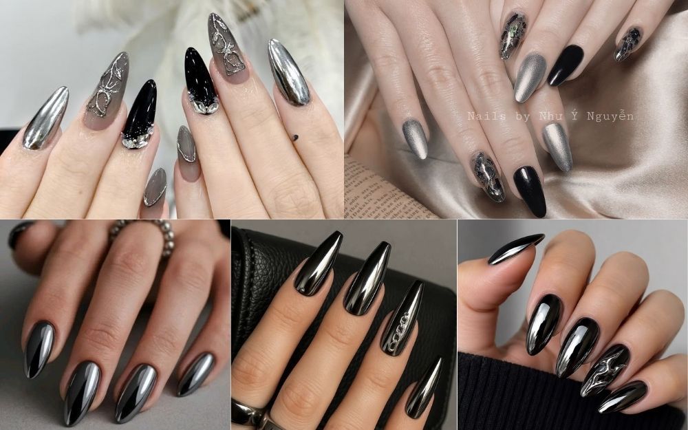 Top 99+ Mẫu Nail Đen Đẹp, Sang Chảnh Và Cá Tính 2026 - 11