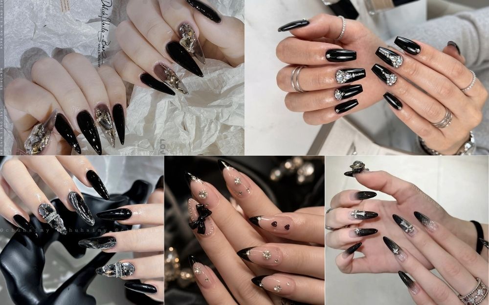 Top 99+ Mẫu Nail Đen Đẹp, Sang Chảnh Và Cá Tính 2026 - 13