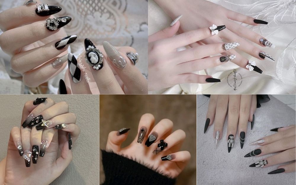 Top 99+ Mẫu Nail Đen Đẹp, Sang Chảnh Và Cá Tính 2026 - 14