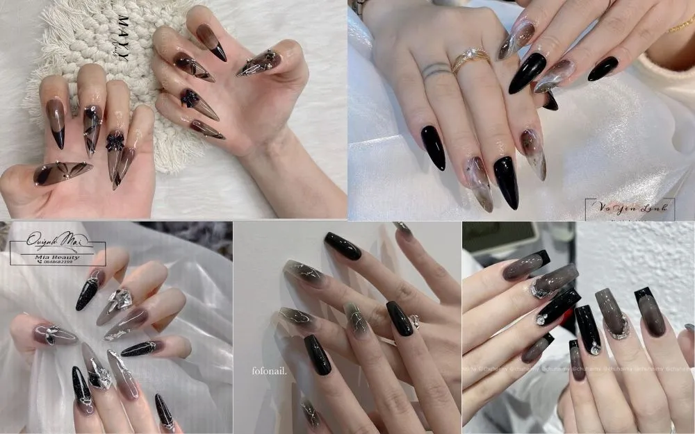 Top 99+ Mẫu Nail Đen Đẹp, Sang Chảnh Và Cá Tính 2026 - 1