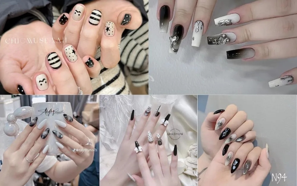 Top 99+ Mẫu Nail Đen Đẹp, Sang Chảnh Và Cá Tính 2026 - 3