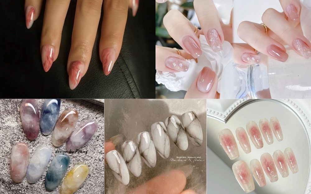 Top 50+ Mẫu Nail Màu Loang Đẹp Sang, Dẫn Đầu Xu Hướng Năm Nay - 1