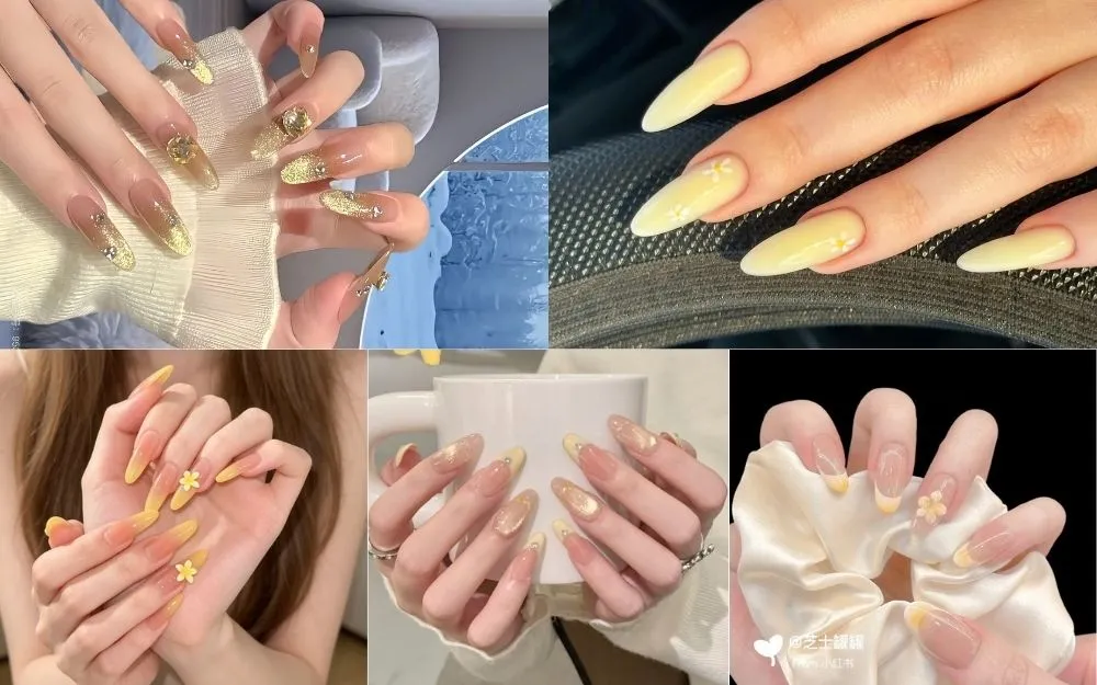 Top 30+ Mẫu Nail Màu Vàng Bơ Xinh Xắn, Tôn Da Trendy Hiện Nay - 4