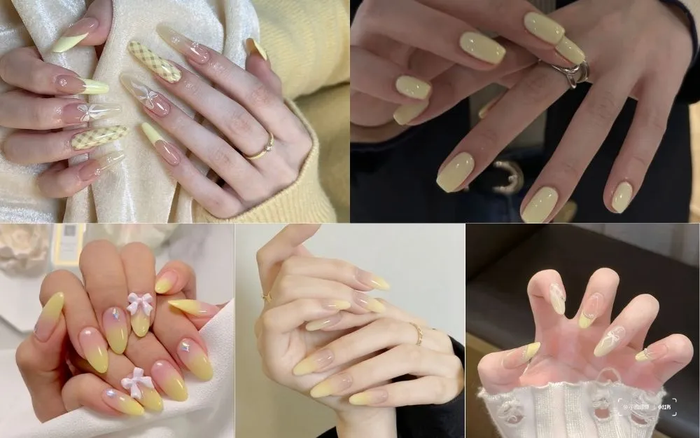 Top 30+ Mẫu Nail Màu Vàng Bơ Xinh Xắn, Tôn Da Trendy Hiện Nay - 5