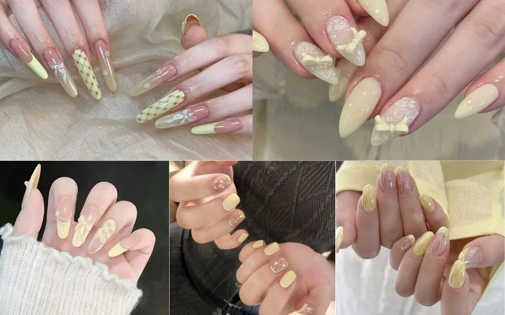 Top 30+ Mẫu Nail Màu Vàng Bơ Xinh Xắn, Tôn Da Trendy Hiện Nay - 6