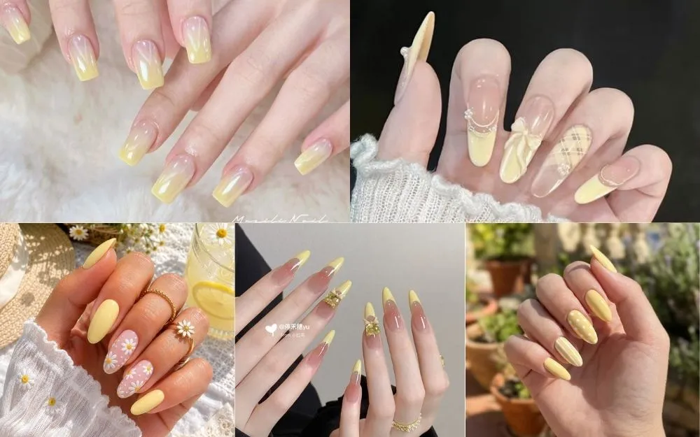 Top 50+ Mẫu Nail Vàng Đẹp, Sang Chảnh Hot Trend 2026 - 11